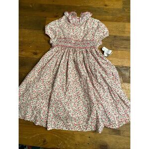 Edgehill Collection size 6 NWT girls dress floral Smoked pink vintage style